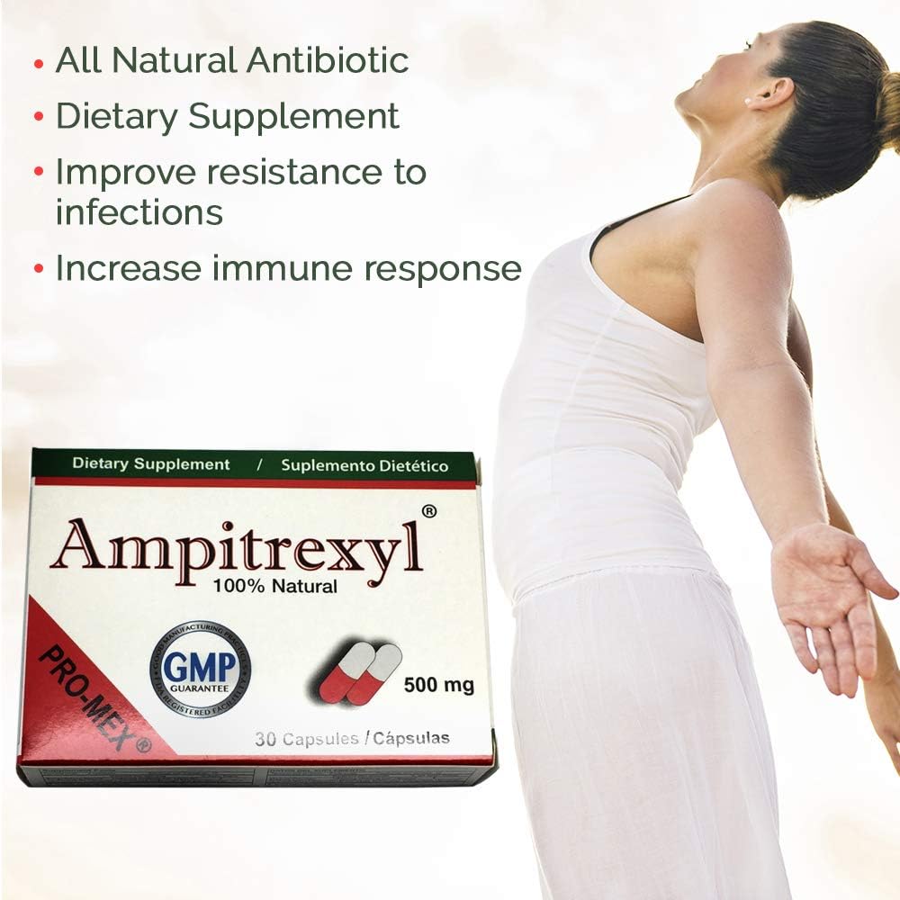 Ampitrexyl 500mg Capsules (30 Count) - Immune Support Food Supplement - görsel 5