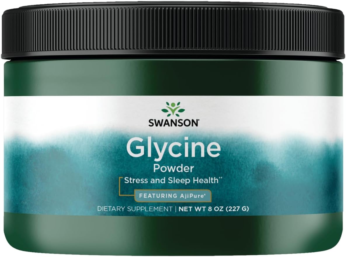 Swanson Ajipure Glycine Powder - Pharmaceutical Grade, 227 g (8 oz) - görsel 1