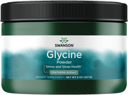 Swanson Ajipure Glycine Powder - Pharmaceutical Grade, 227 g (8 oz)