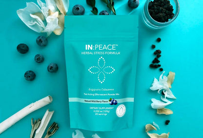IN:Peace Herbal Calming Formula – 20 Servings, Wild Berry Flavour