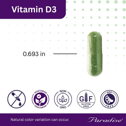 Paradise Herbs Earth's Blend Vitamin D3 with – Alkalising Effect: Greens like spirulina and chlorella may help – Image 8