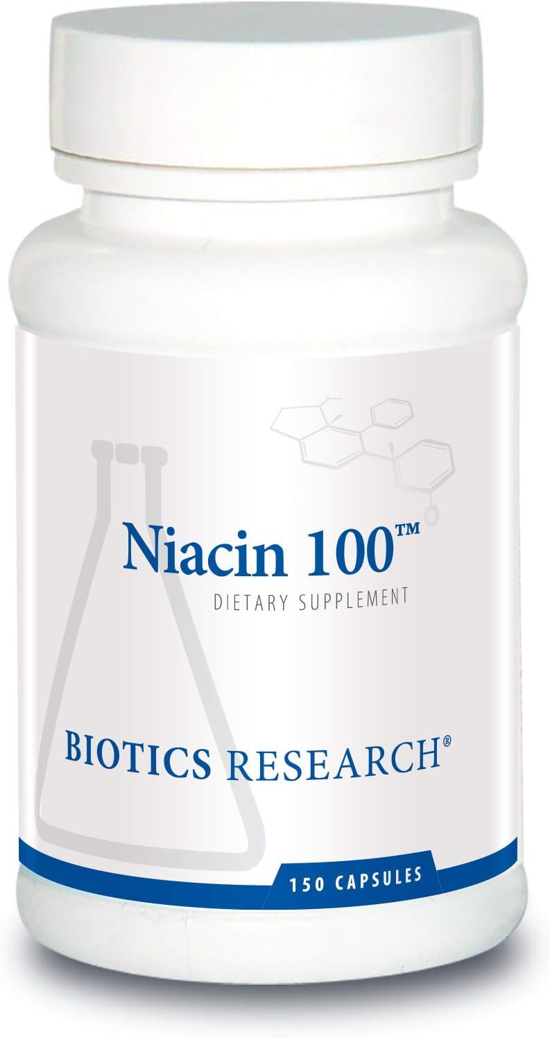 Biotics Research Niacin 100 – 100 mg Vitamin B3 (Niacin) – 150 Capsules - görsel 1