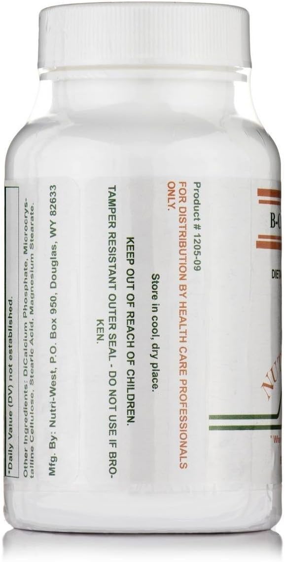 B-Complex - 90 Tablets by Nutri West – Image 3