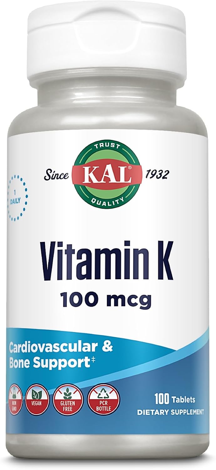 KAL Vitamin K1 100 mcg Tablets, 100 Tablets - görsel 3