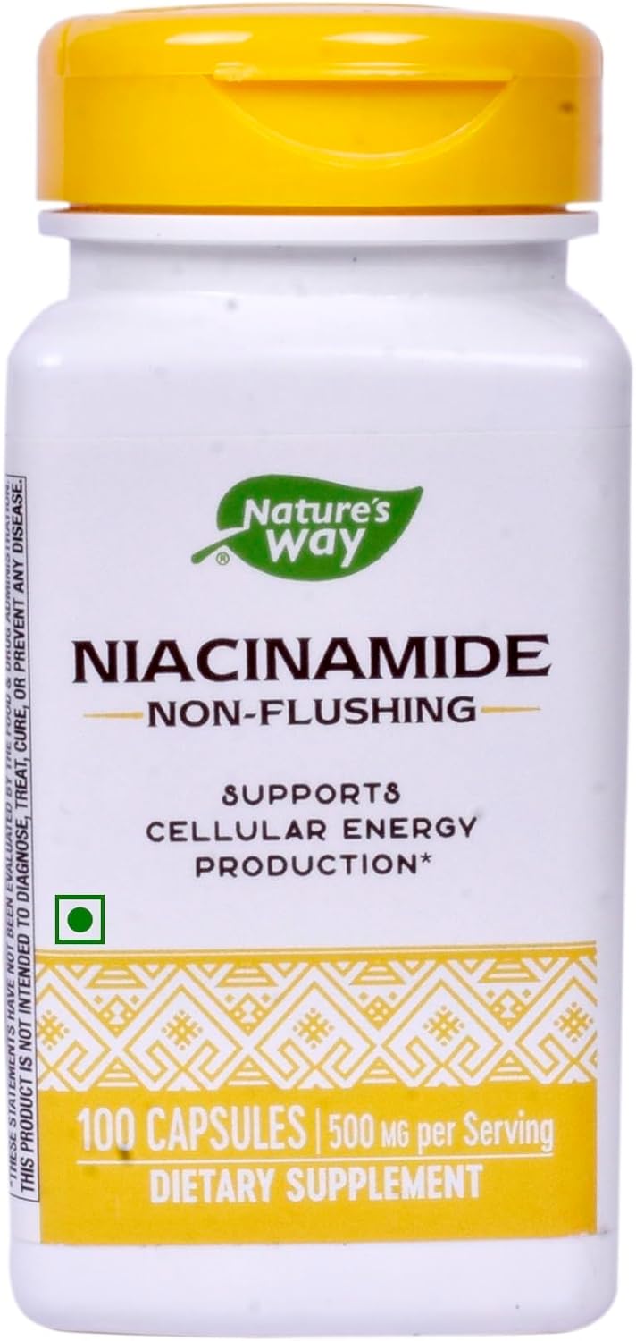 Nature's Way Niacinamide 500mg, 100 Capsules (2-Pack) - görsel 1