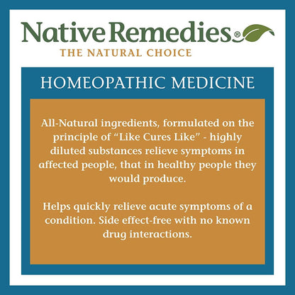Native Remedies MoodCalm – Homeopathic Formula for Emotional Balance – 180 Tablets