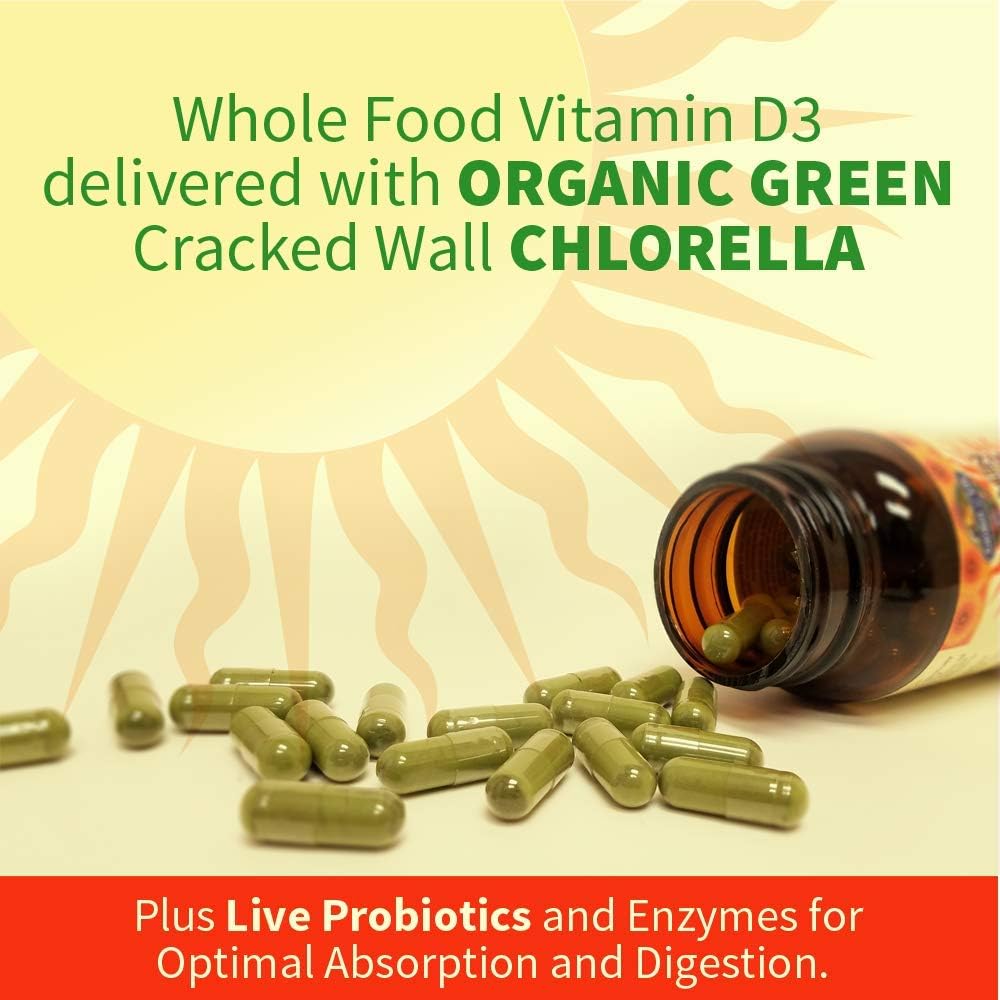 Garden of Life Raw Vitamin Code D3 2000 IU, 60 Vegetarian Capsules - görsel 3