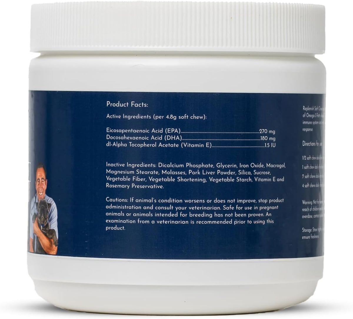 Dr. Jeff Werber Replenish Omega-3 Fatty Acid Chews for Dogs – Small/Medium, 60 Count - görsel 2