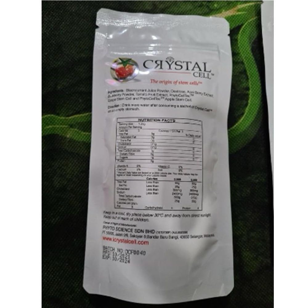 Phytoscience Crystal Cell Stem Cell Anti-Ageing Supplement (4 Packs, 56 Sachets) - görsel 5