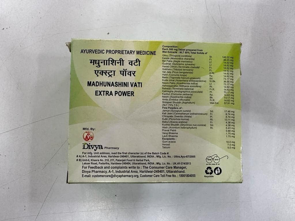 Divya Madhunashini Vati (120 Tablets) - görsel 2