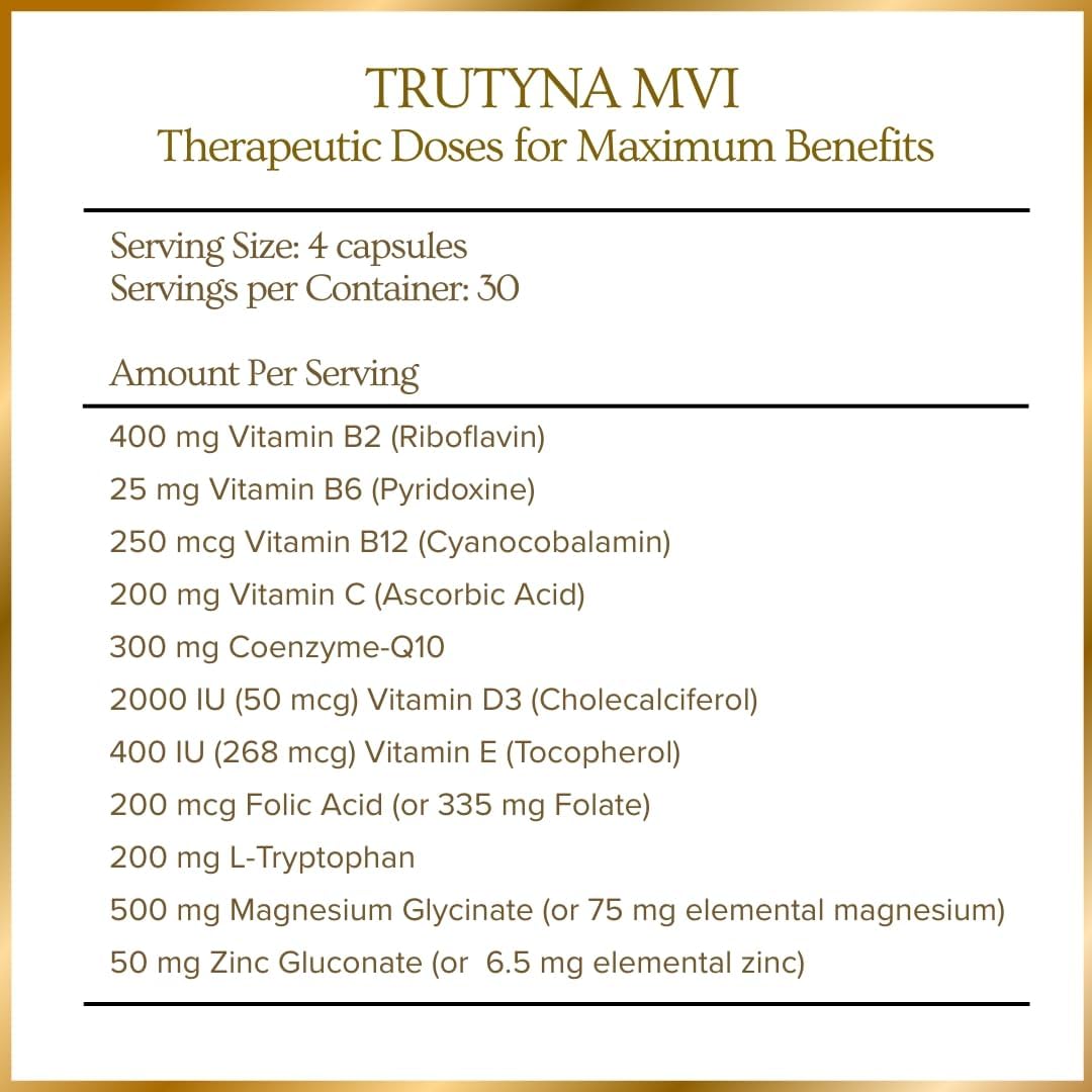 Trutyna MVI - Brain Health, Vestibular Support and Cognitive Function Supplement - görsel 2