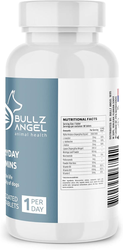 Everyday Vitamins for Dogs - Dog Uses - Healthy Life - Essential Vitamins - Amino Acids - Natural Ingredients - Daily Uses