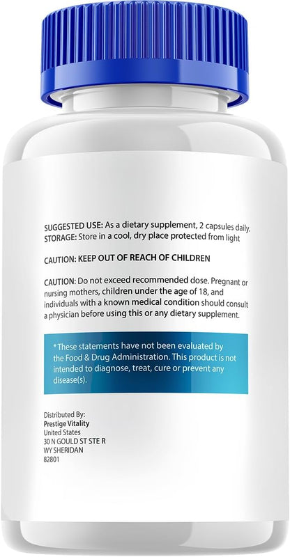 Pronervium Nerve Health Support Capsules – Nootropic Focus Supplement (60 Capsules)