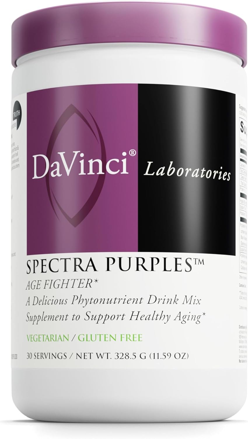 DAVINCI Labs Spectra Purples - Antioxidant Powder Supplement with Fruits, Vegetables & Herbal Extracts, 30 Servings - görsel 1