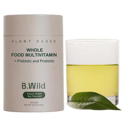 B.WILD Plant-Based Multivitamin Superfood Drink Mix – Bold Fruit Punch Flavour – 30 Servings
