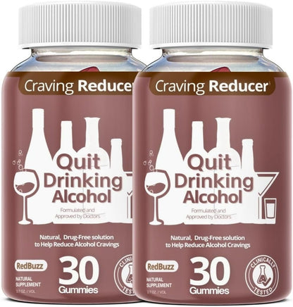 Drop The Craving Quit Alcohol Gummy - Craving Support - 60 Gummies
