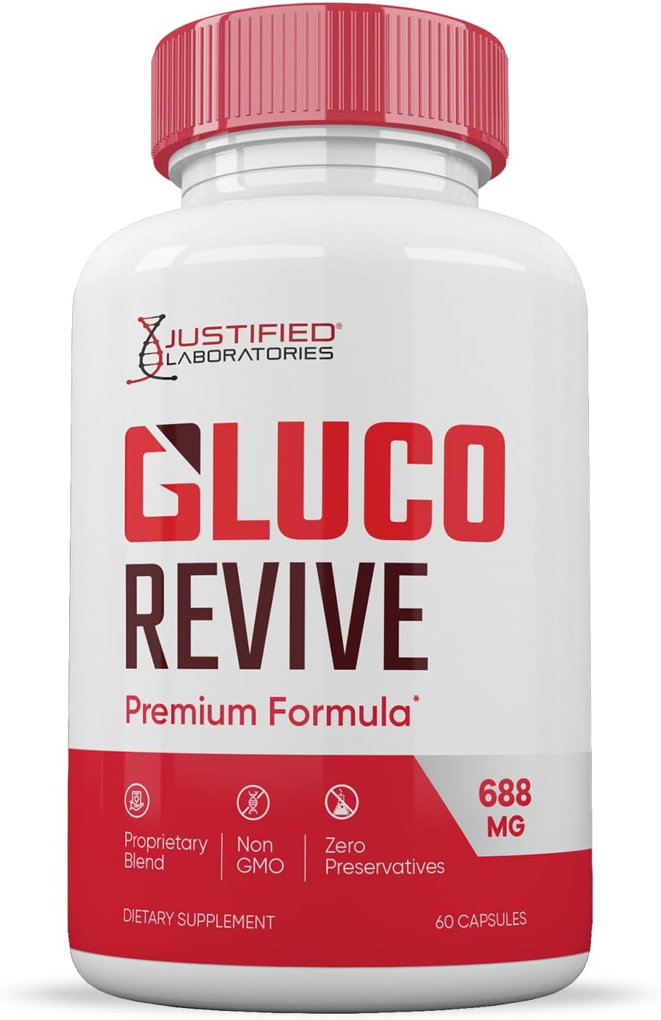 Gluco Revive Capsules 688mg Glyco Support Supplement - 60 Capsules - görsel 4