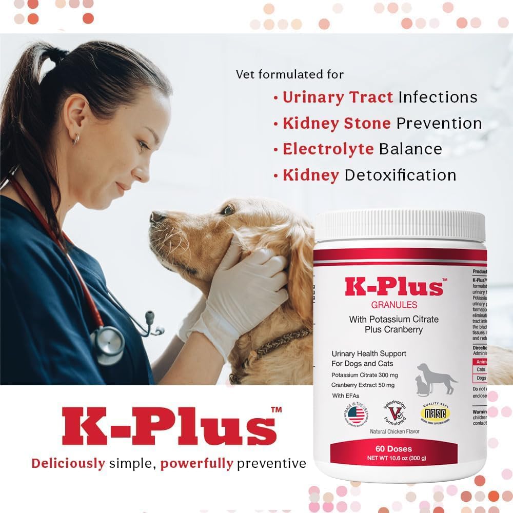 K-Plus Potassium Citrate + Cranberry Granules for Dogs & Cats - görsel 9