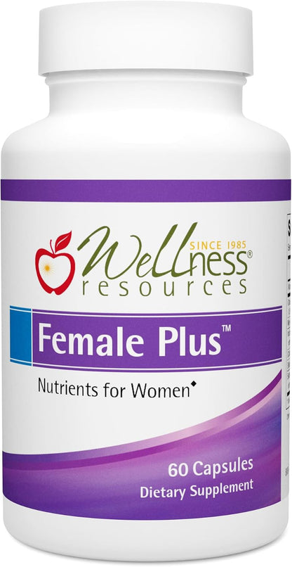 Wellness Resources Female Plus – Hormone Balance & Oestrogen Metabolism Support (60 Capsules)