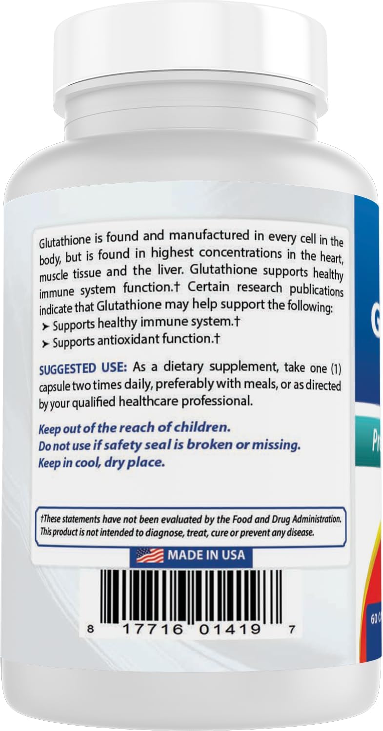 Best Naturals L-Glutathione 250 mg 60 Capsules - görsel 7
