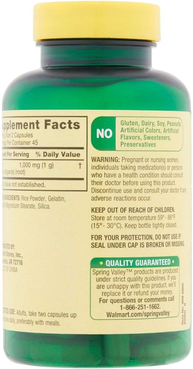Spring Valley Beetroot 1000mg Food Supplement, 90 Capsules - görsel 4