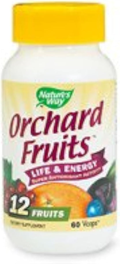 Nature's Way Orchard Fruits 60 VegiCaps – Whole Food Fruit Supplement