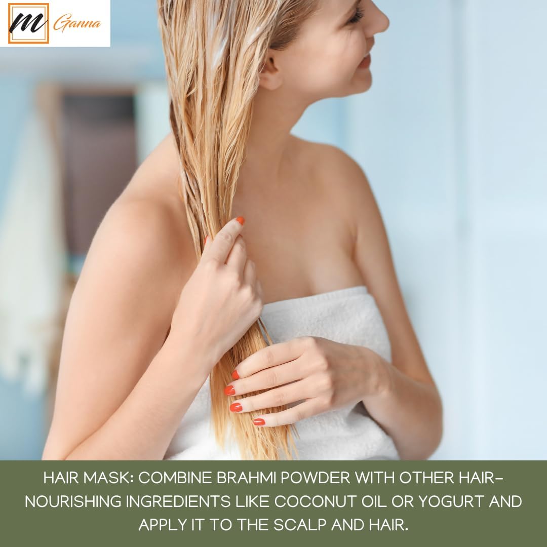 100% Pure and Natural Brahmi Powder 100g - görsel 8