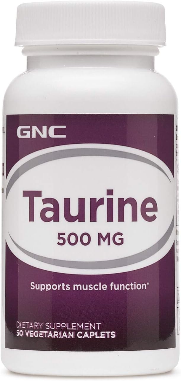 GNC Taurine 500mg, 50 Caplets - görsel 1