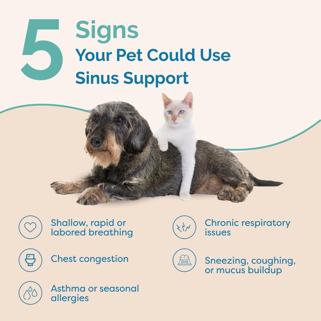 PranaPets Sinus Support Liquid Supplement for Pets - görsel 2