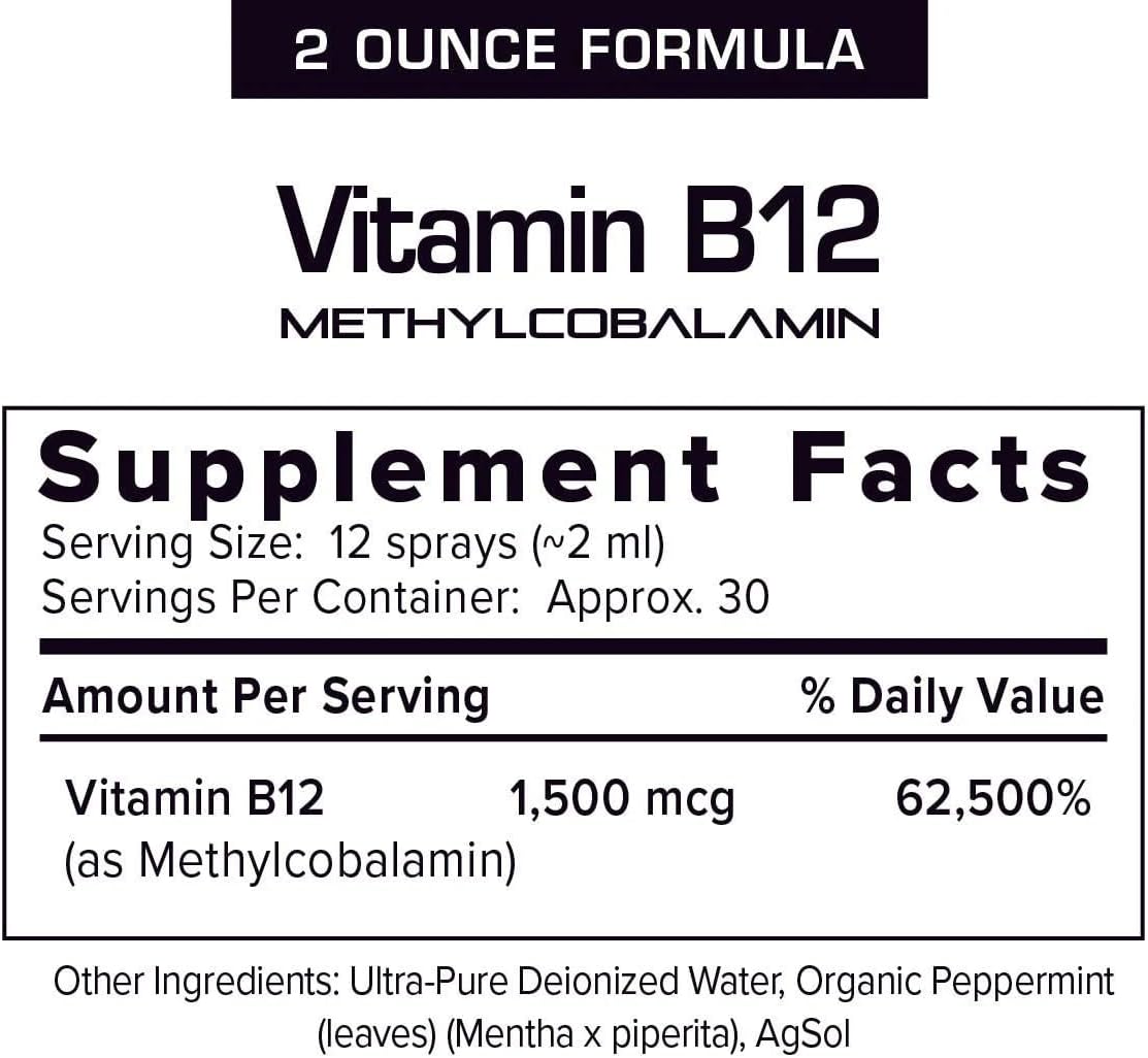 Results RNA Advanced Cellular Vitamin B12 Methylcobalamin Spray – 1500 µg, 60 ml - görsel 7