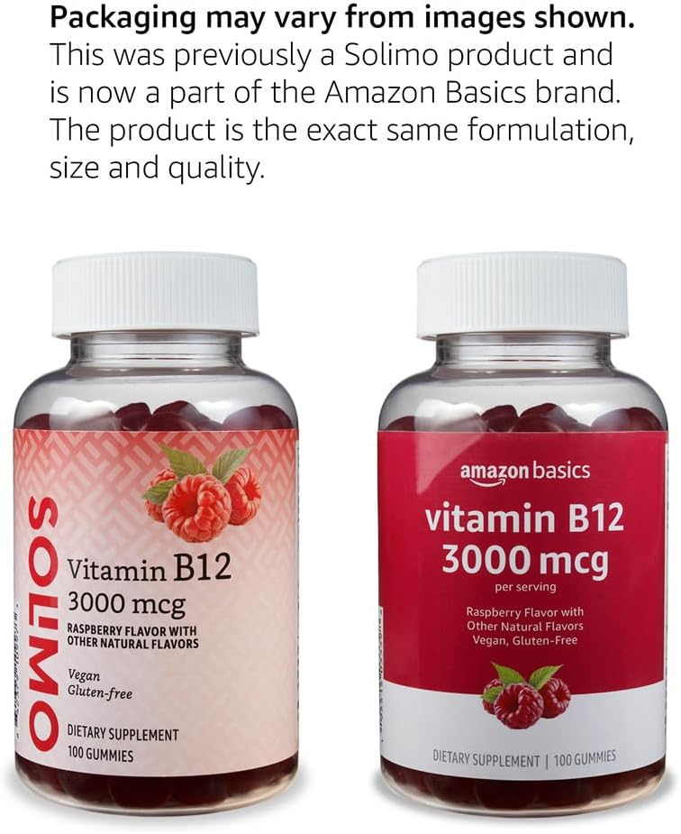 Amazon Basics Vitamin B12 3000 mcg Gummies - görsel 4