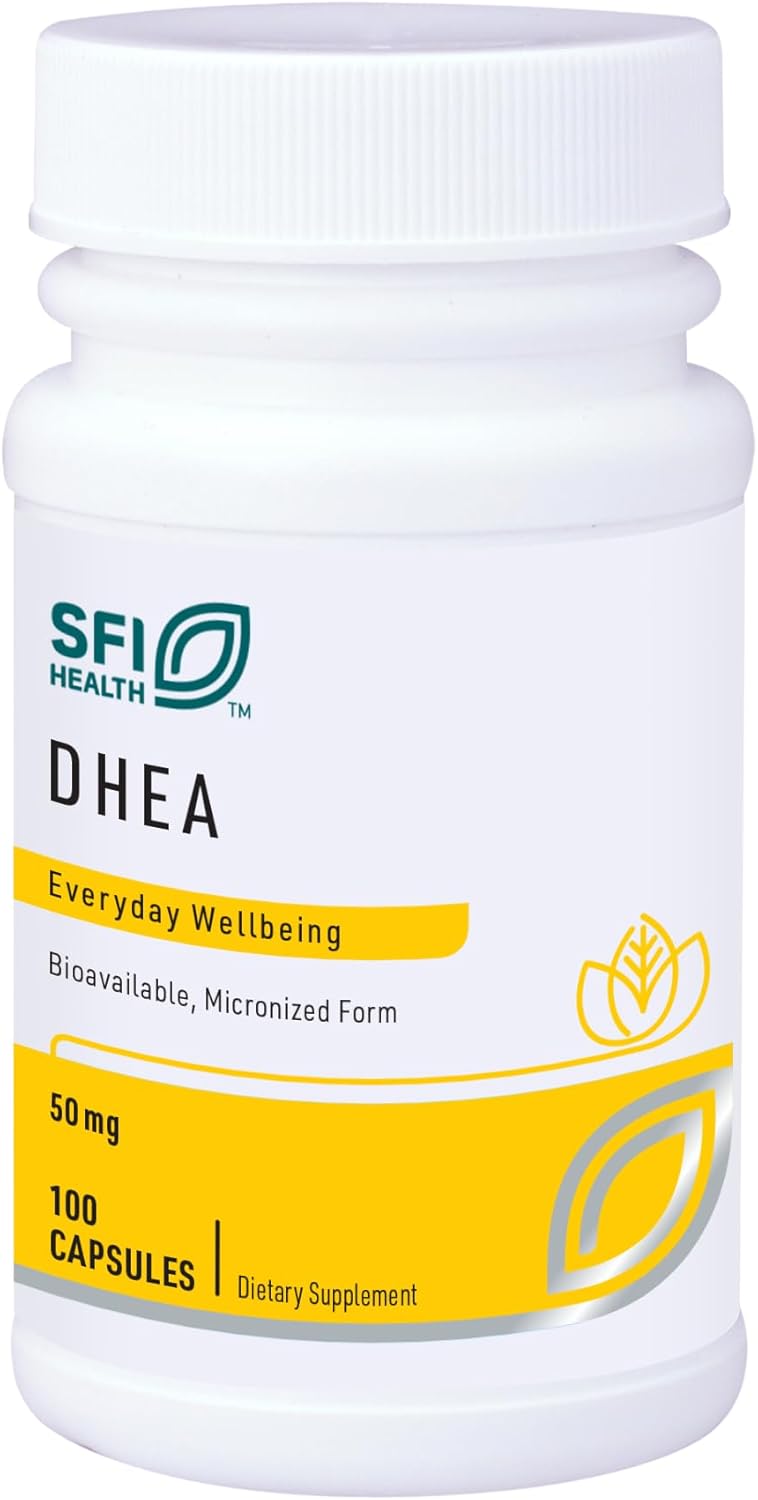 Klaire Labs DHEA 50mg – Micronised, Hypoallergenic Supplement - görsel 1
