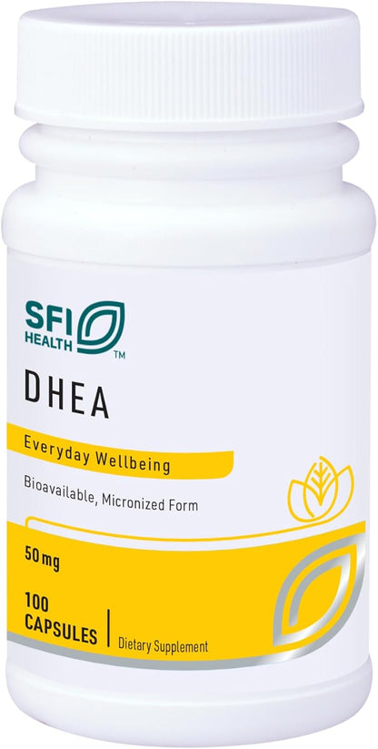 Klaire Labs DHEA 50mg – Micronised, Hypoallergenic Supplement