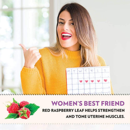 Crystal Star Women's Best Friend – Herbal Menstrual Relief Supplement with Dong Quai, Cramp Bark, Hawthorne and Red Raspberry (60 Capsules)