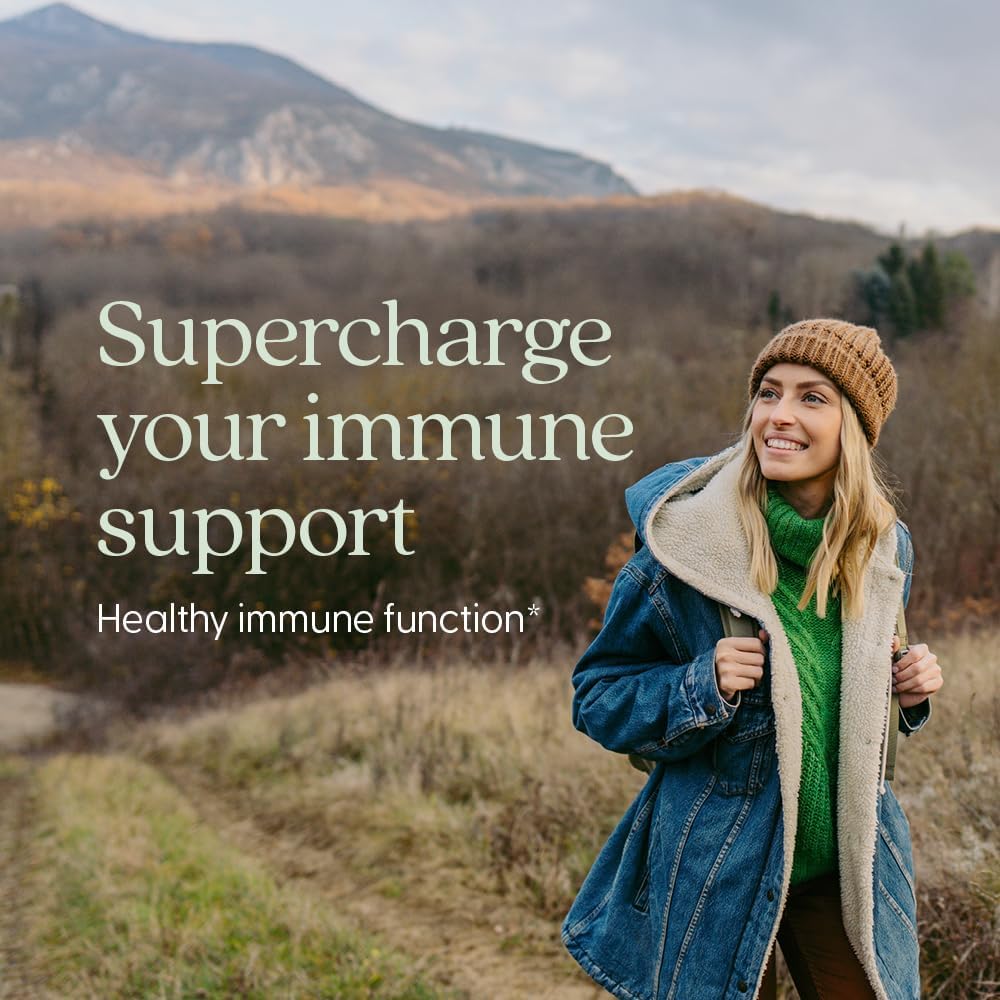 New Chapter® Vitamin C Immune Defence Supplement + Elderberry – 90 Tablets - görsel 2
