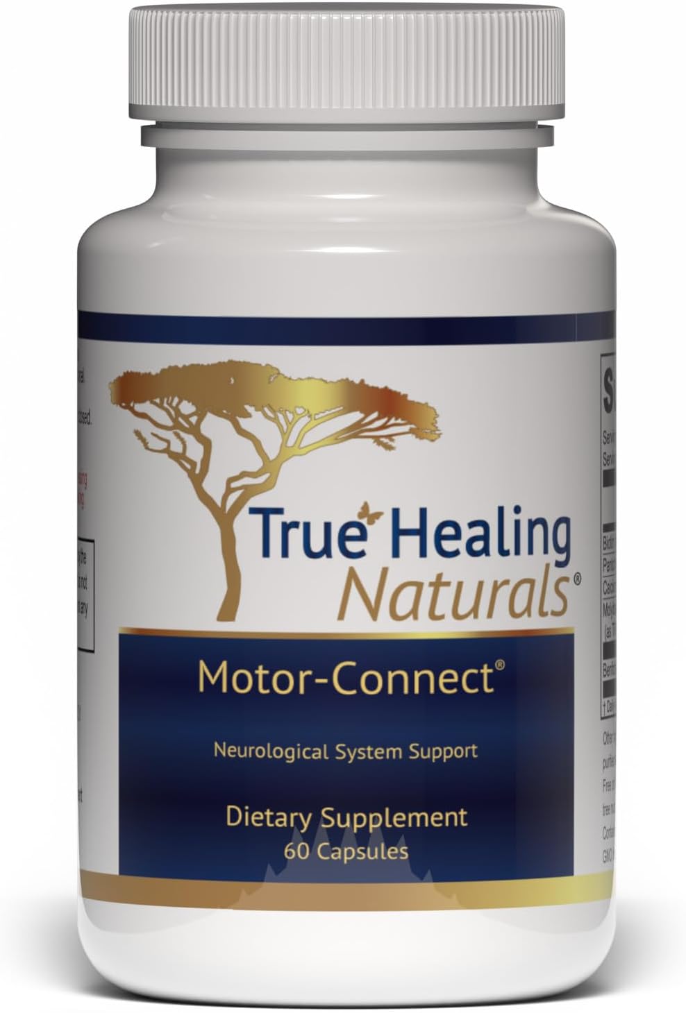 True Healing Naturals Motor Connect Brain Supplement - 60 Vegetarian Capsules - görsel 1