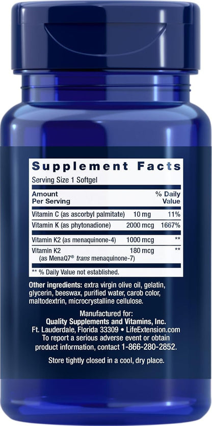 Life Extension Super K, 90 Softgels (Pack of 3)