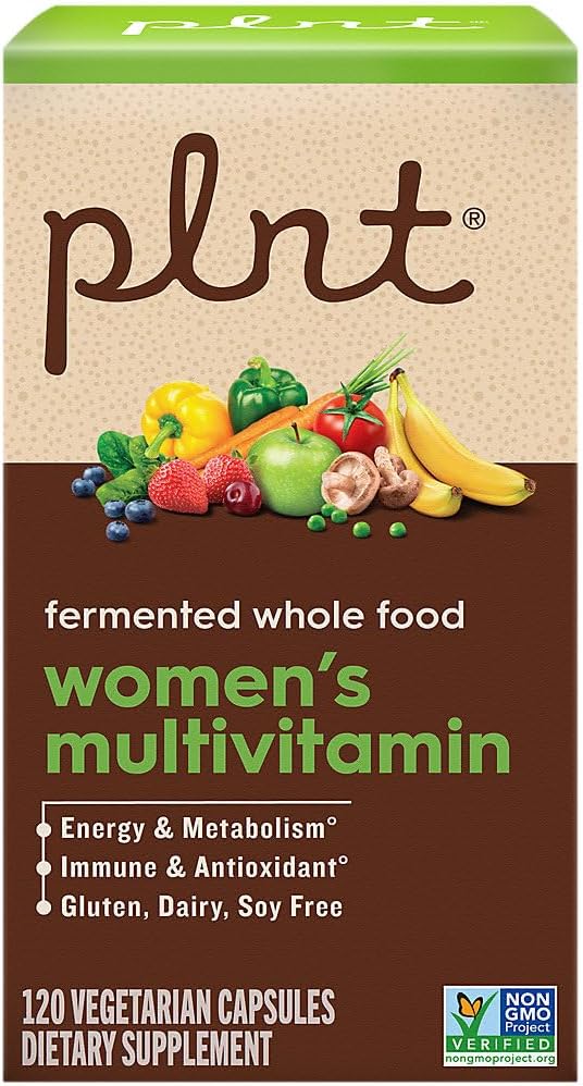 plnt Fermented Whole Food Women's Multivitamin (120 Vegan Capsules) - görsel 4