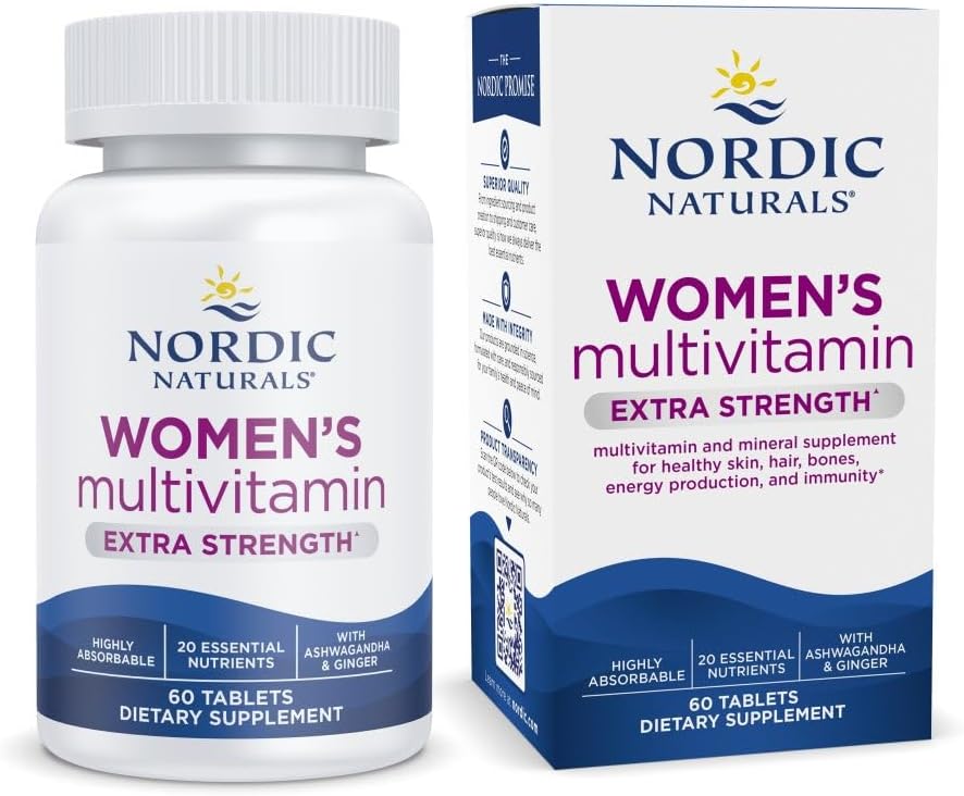 Nordic Naturals Women's Multivitamin Extra Strength - 60 Tablets - görsel 1