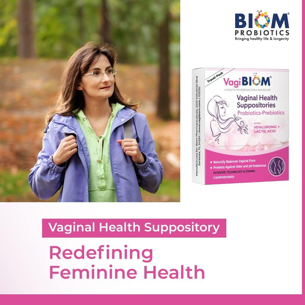 VagiBiom Probiotic Suppository Handy Travel Pack - 2 Suppositories - görsel 4