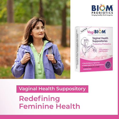 VagiBiom Probiotic Suppository Handy Travel Pack - 2 Suppositories