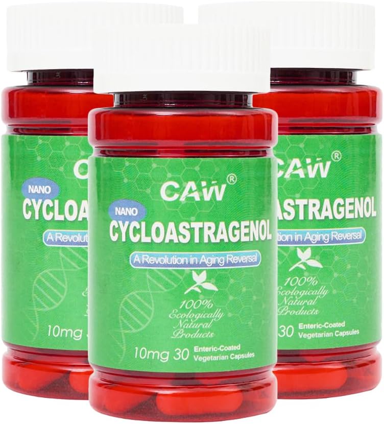 CAW Nano Cycloastragenol 10mg – Enteric Coated Capsules for Optimum Absorption - görsel 8