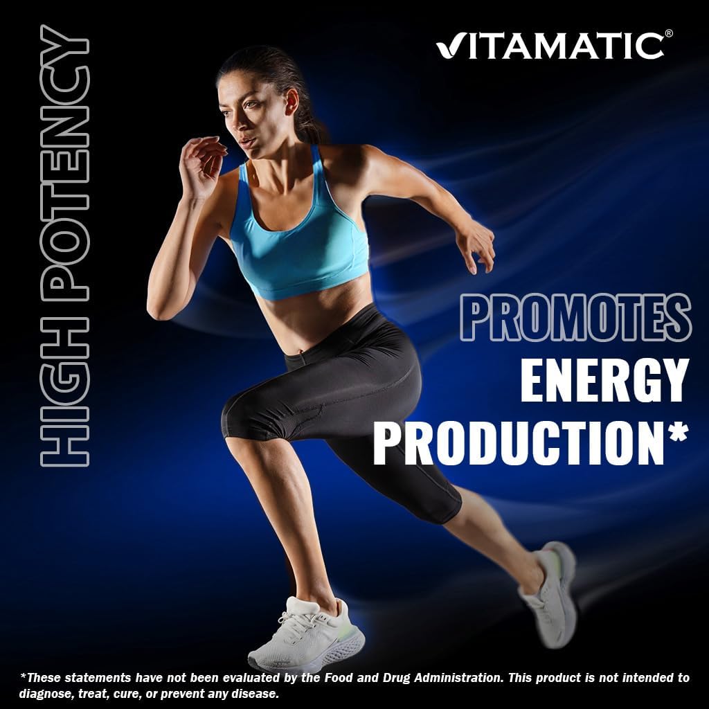 Vitamatic Vitamin B1 (Thiamine Mononitrate) 500 mg, 120 Capsules – Contributes to Nervous System and Energy Metabolism – Image 6