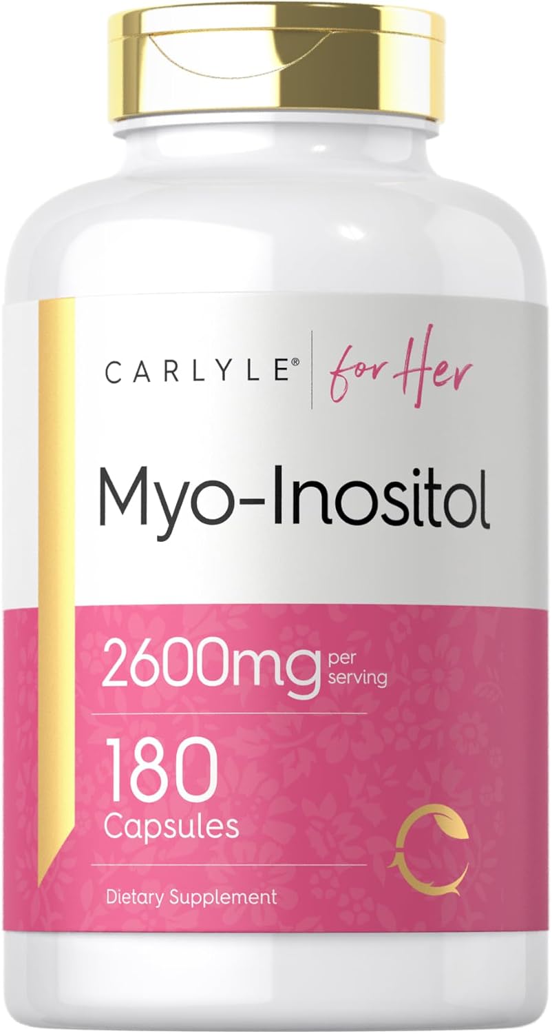 Carlyle Myo-Inositol Women's Supplement - 2600mg, 180 Capsules - görsel 1
