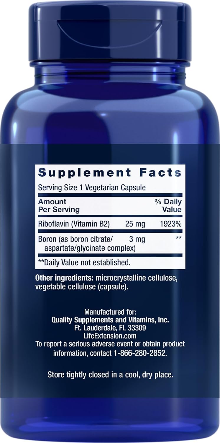 Life Extension Boron 3 mg – 180 Capsules (Pack of 2) - görsel 2