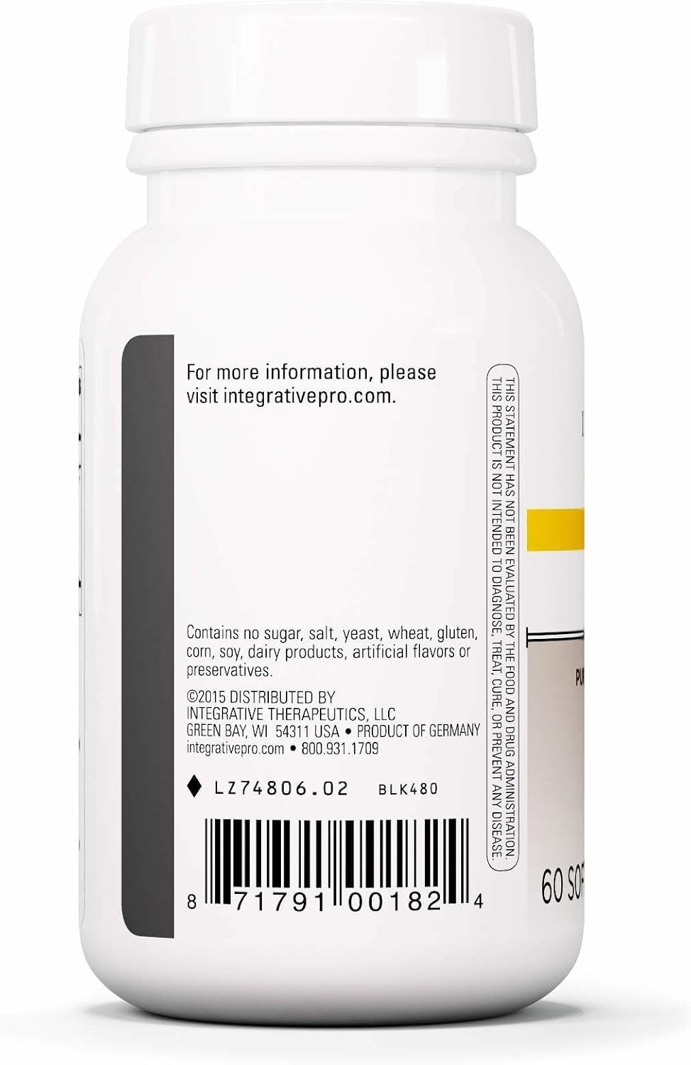 Integrative Therapeutics Petadolex - Brain Supplement for Healthy Blood Vessel Relaxation* - with Butterbur Extract - Gluten-Free & Dairy-Free - 60 Softgels - görsel 3