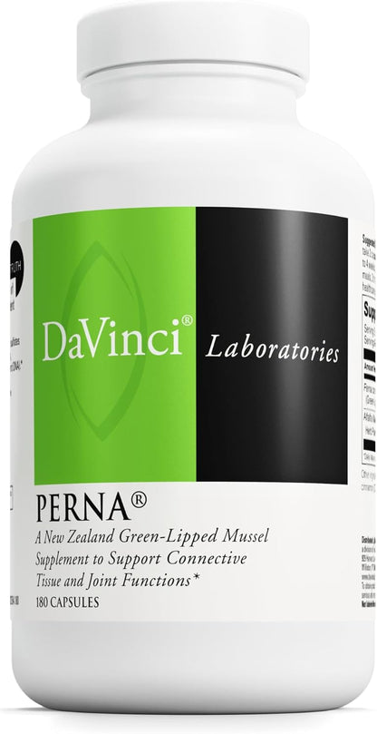 DAVINCI Labs Perna – New Zealand Green Mussel Joint Support – 180 Capsules