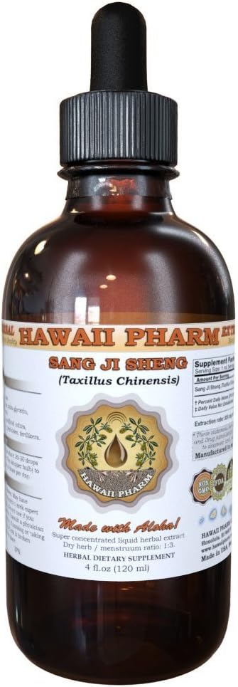 Sang Ji Sheng Tincture, Mulberry Mistletoe (Taxillus Chinensis) Stem Liquid Extract, Herbal Supplement 4 fl oz - görsel 1