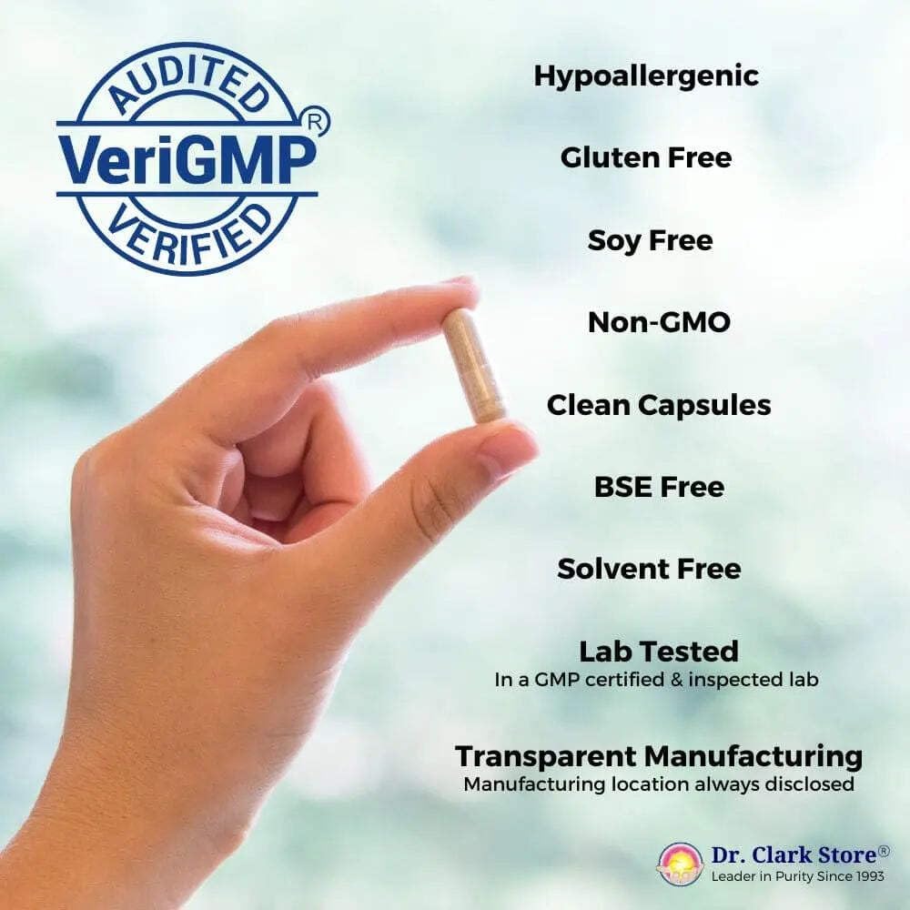Dr Clark Vitamin B6 Supplement, 230 mg, 100 Capsules - görsel 6