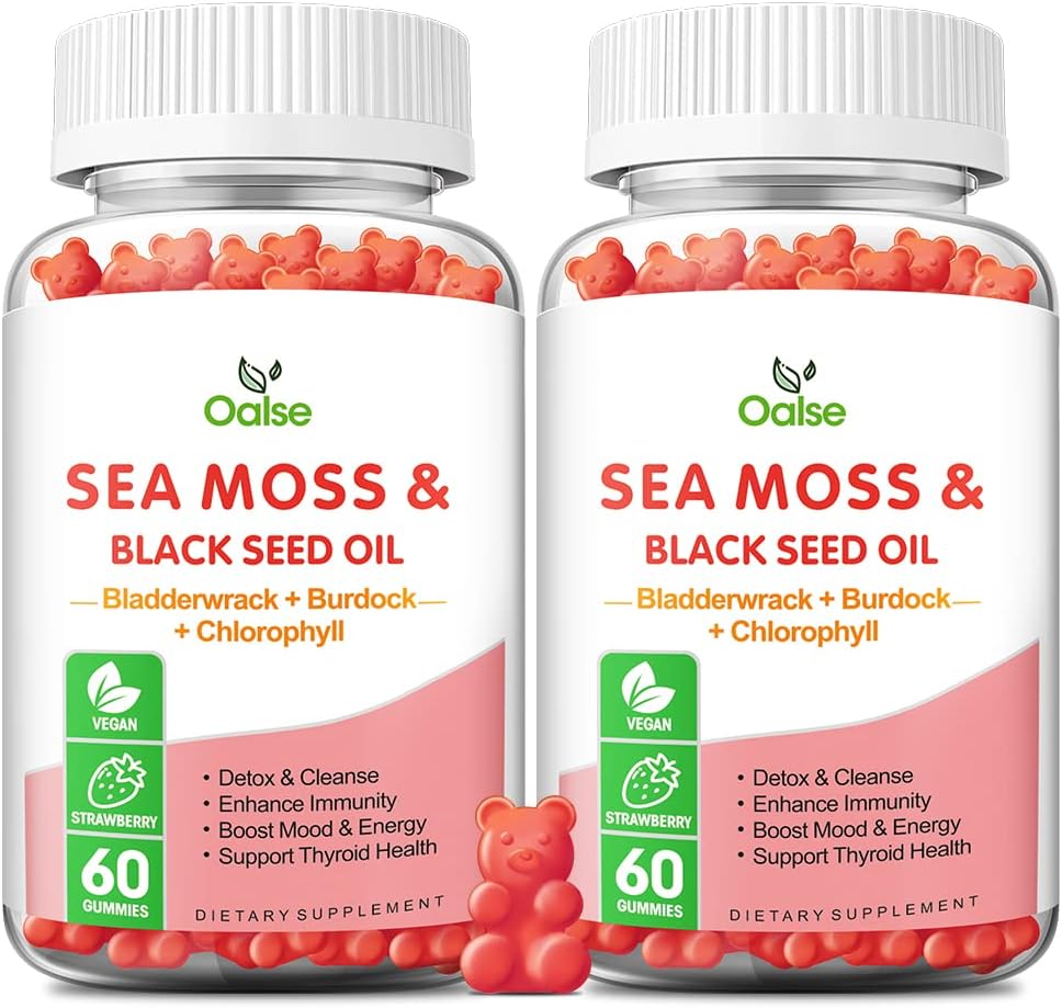 OALSE Sea Moss Gummies - 8-in-1 Advanced Formula for Immune Support & Energy (1-Pack) - görsel 8
